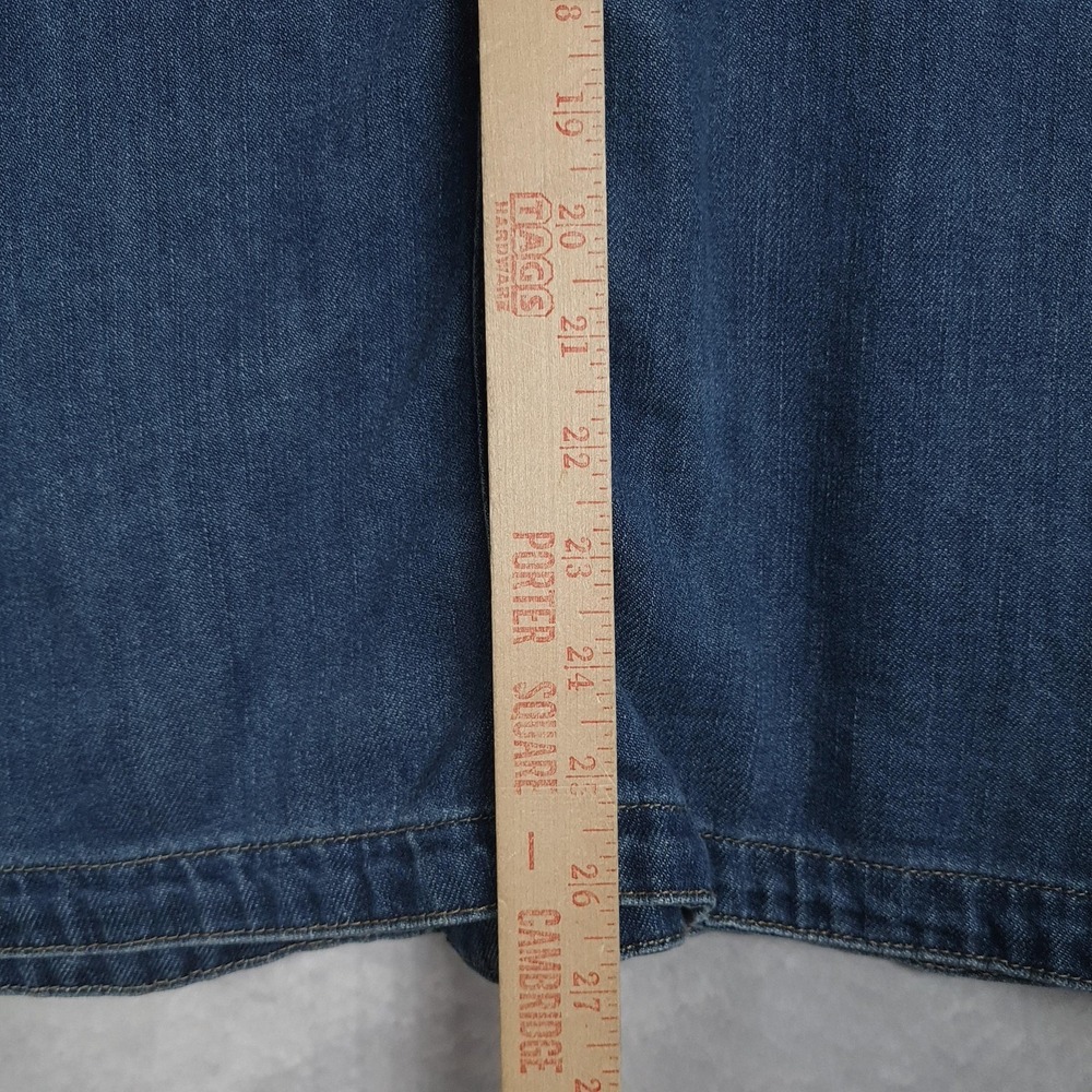 Orvis Field Shirt Jacket Womens Large Blue Denim Chore Military Utility Workwear - Picture 13 of 16